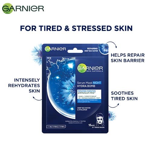 Care for Tired, Stressed Skin with Garnier Night Mask